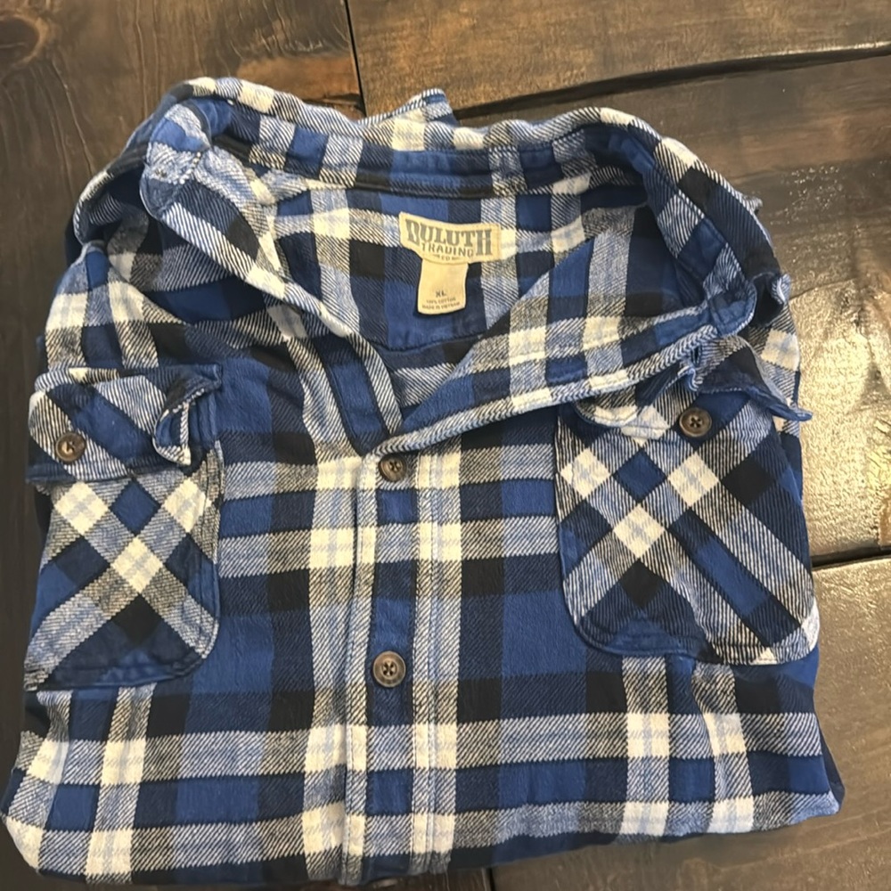 XL Duluth trading company flannel shirt. Like new